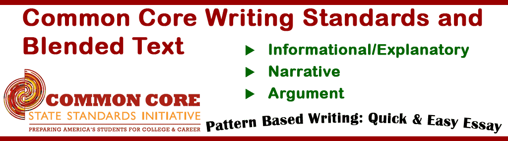 Understanding the Common Core’s Writing Genres and Blended Text: Expository, Narrative, and Argument