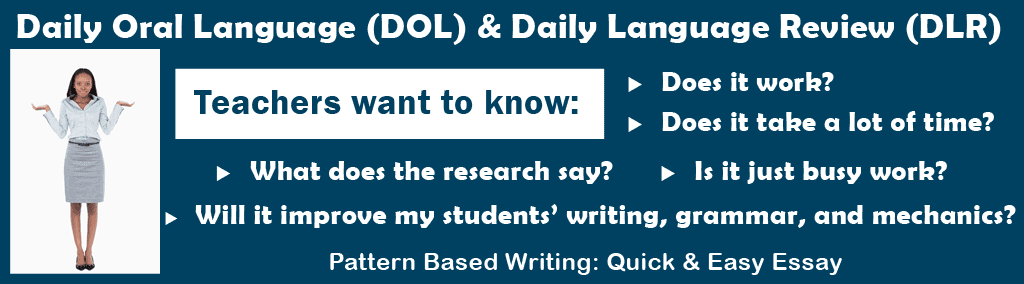 Daily Oral Language and Daily Language Review Questions