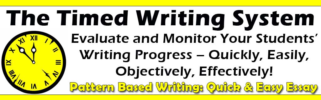 Timed Writing System: Evaluate Student Writing Growth and Achievement Objectively