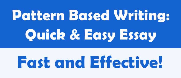 Pattern Based Writing: Quick & Easy Essay logo
